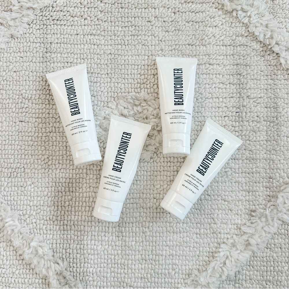 beautycounter White Tube Hand Cream/Wash Set